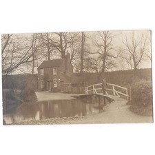 DORSET House and Bridge thought to be around Stalbridge, RP Postcard Unused