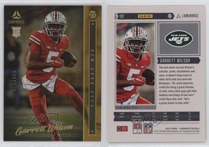 2022 Panini Luminance Rookie Gold /249 Garrett Wilson #117 Rookie RC