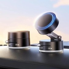 Magnetic Phone Stand Suction Cup Folding Mount for Car Dashboard Desk Wall