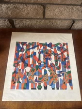 “Discothèque" by Alfred Pellan 23 X 27 RARE PRINT HTF