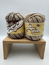 2 Lily Sugar 'n Cream Yarn 02046 Earth Ombre Cotton NEW