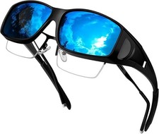 Polarized Sunglasses Fit Over Glasses Men Women UV400 Protection Wrap Around Sty