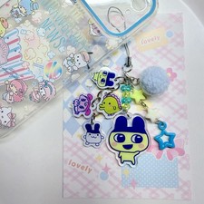 tamagotchi/Mametchi double sided acrylic phonecharm phonestrap
