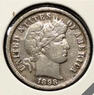 1898 p Barber Dime