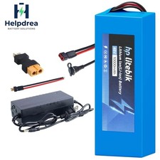 48V Ebike Battery w/30A BMS For 200W-1500W Electric Bike Bicycle Scooter Battery