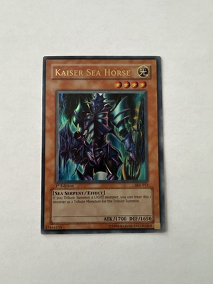 #ad Yugioh Kaiser Sea Horse Ultra 1st SKE 015 MP $1.99