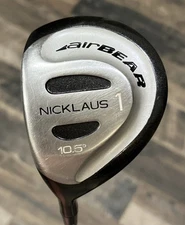 Nicklaus Air Bear #1 Driver 10.5* Regular Flex Vapor Graphite Shaft Left Hand LH