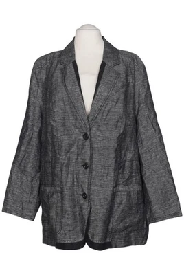 Ulla Popken Blazer Damen Business Jacke Kostümjacke Gr. 54 Leinen Grau #tcsp989 - Bild 1 von 4