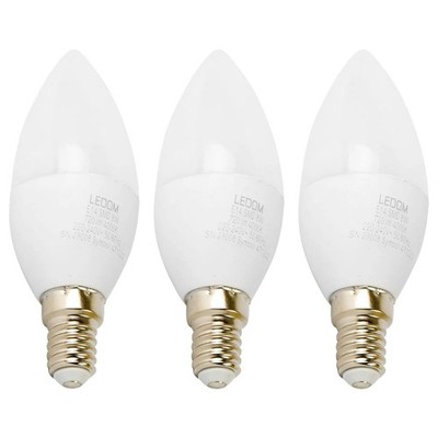 LED line LITE E14 LED Kerzenlampe C37 8W 720lm 230V 3 Stück