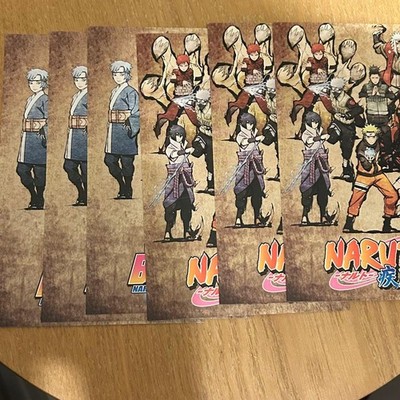 Naruto Boruto Generation Cafe Postcard Set Tokyo Japan Character Collectibles
