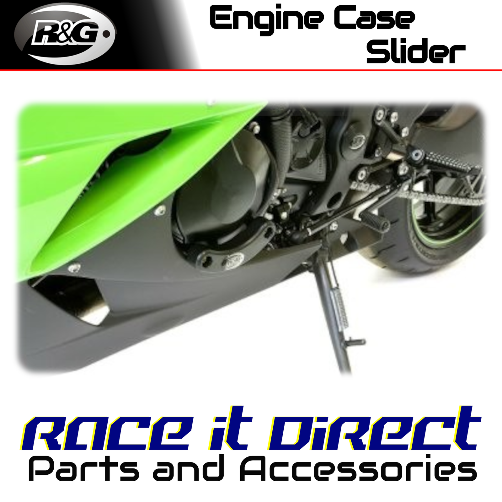 R&G - ECS0047BK - Engine Case Sliders