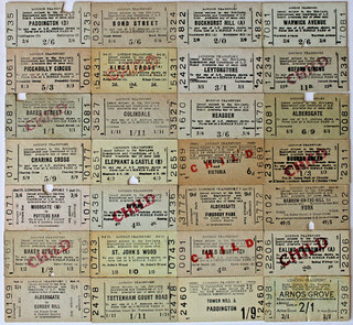 LONDON TRANSPORT x 28 PRE DECIMAL TICKETS