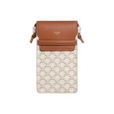 CELINE Triumph Single Shoulder Crossover Phone Bag For Men And Women