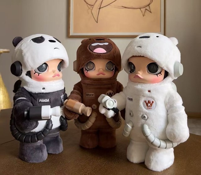 Mega Space Molly 400% We bare Bears Blind Box Figurine Toy Gifts