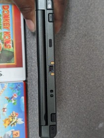 New Nintendo 3DS XL Black - Tested Works - With 3 Game Mario Kart, Donkey Kong, 