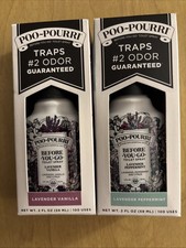 2x Poo-pourri Before-you-go Toilet Spray Lavender Vanilla/Peppermint 2 Fl Oz