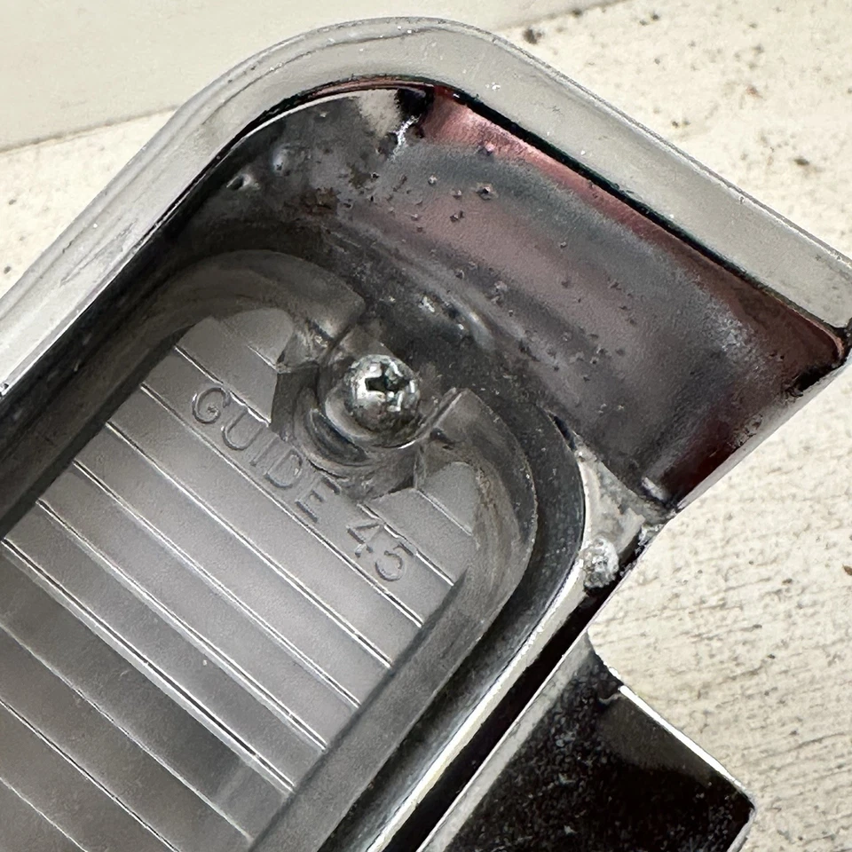 Used OEM 5956195 GM 1965 BUICK ELECTRA LESABRE WILDCAT LH Chrome BACK UP LIGHT - Image 4 of 4