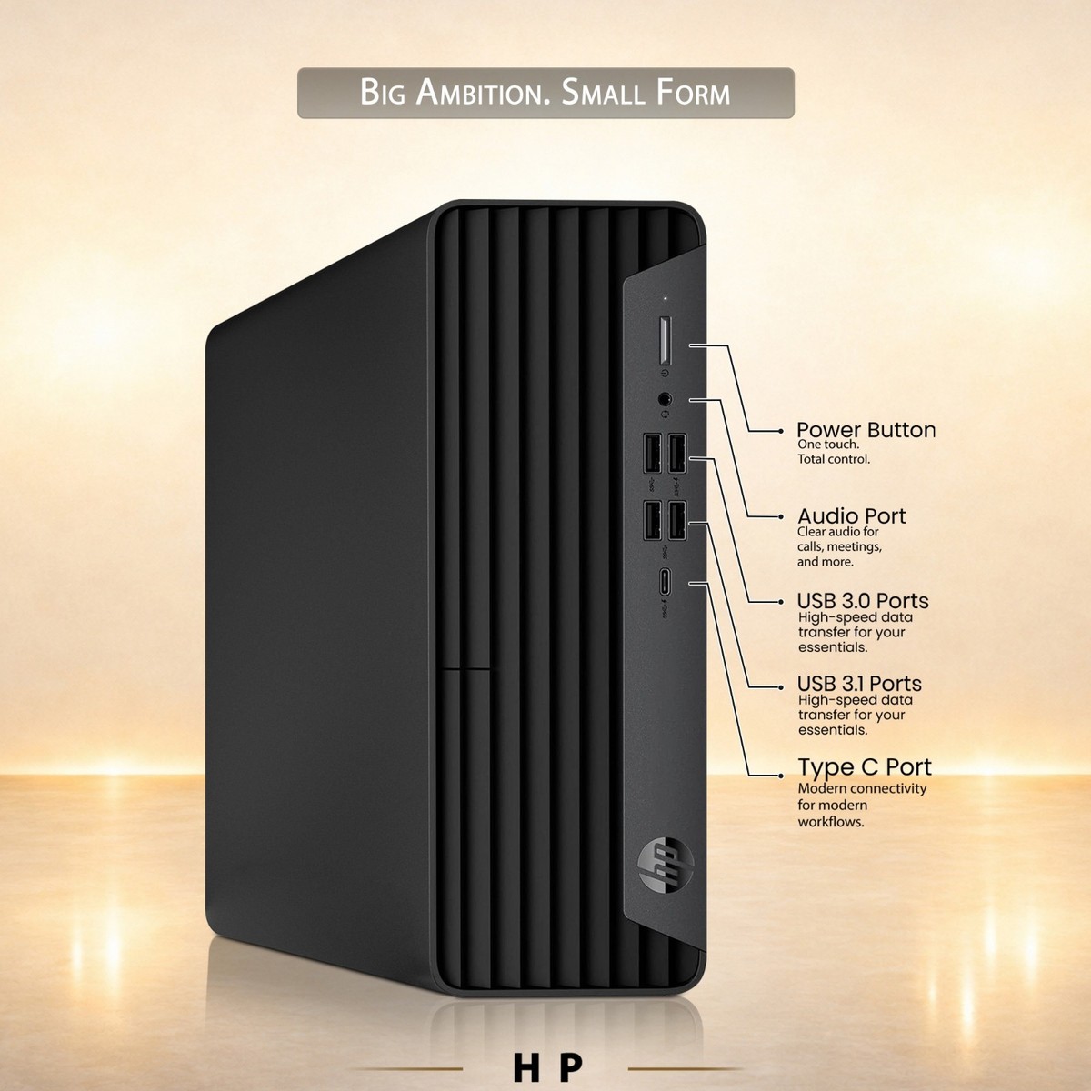 HP EliteDesk 800 G6 SFF Intel i5-10th Gen 16GB 256GB NVMe SSD
