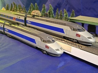 jouef HO: TGV atlantique complet bon état nouveau logo