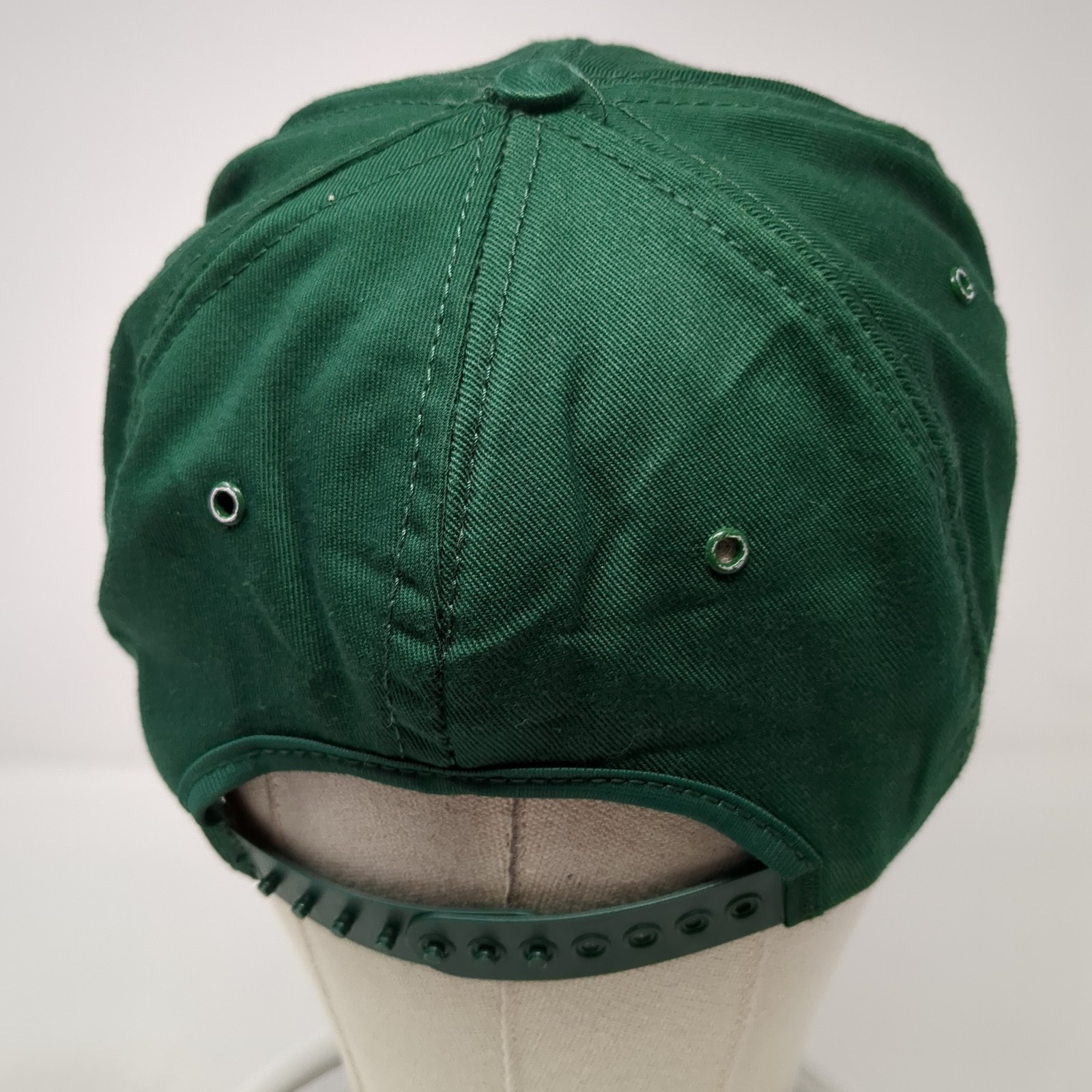 Snapback Hat Solid Green One Size Adjustable Outd… - image 6