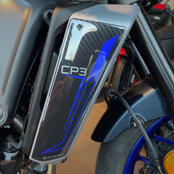 3D Aufkleber Motorrad Heizkorper Seiten Schutz Yamaha Mt 09 2025 Blau SP Kompati-image