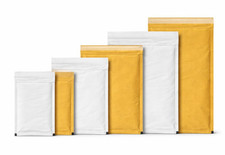 Bubble Padded Envelopes Mailers | Brown & White | All Sizes & Quantities