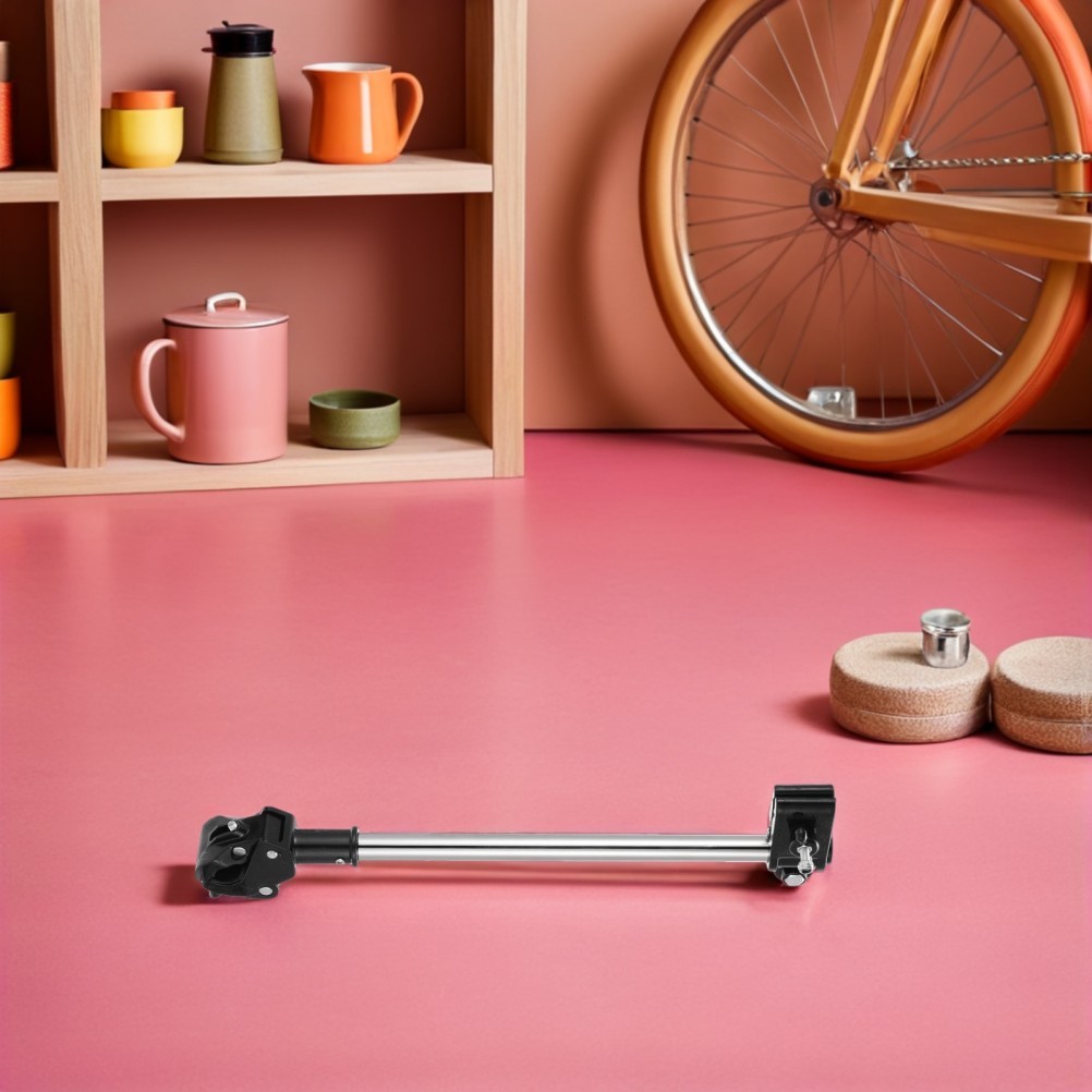  2pcs Bike Umbrella Holder: Adjustable Umbrella Mount Clamp Pole For Stroller