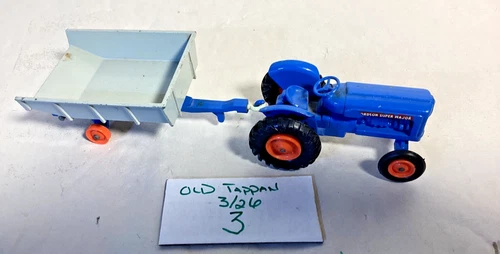 Vintage Matchbox Kingsize #11 Fodson tractor and trailer diecast cars