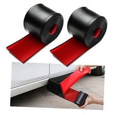 8.2ft 3.15in Side Skirts for Cars Universal,Universal Rubber 2PCS 8.2ft 3.15in