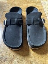 New Birkenstock Boston Style Shoes, Buckley, Color Navy US Women  s Size 8