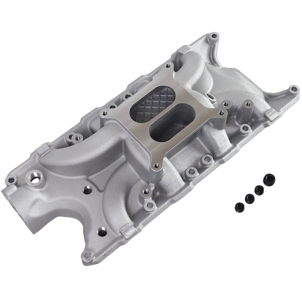 Intake Manifold Dual Plane 8124 For Ford Small Block Windsor SBF V8 289 302 Foto 2 de 4