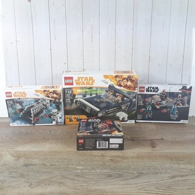 LEGO Star Wars Lot of 4 75209 75207 75267 75194 Han Solo's Landspeeder