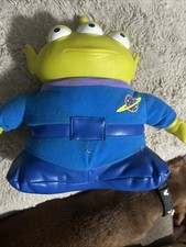 Toy Story 4 SPACE ALIEN Plush Talks Light Up Antenna Disney Pixar Thinkway Toys