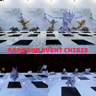 Rare and Event Chibis Phoenix, Brood, Wyvern Ark Survival Ascended ASA PVE