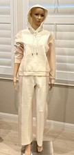 New Brunello Cucinelli Two Tone Hoodie and Pants Women Size:Small/ 160/64A
