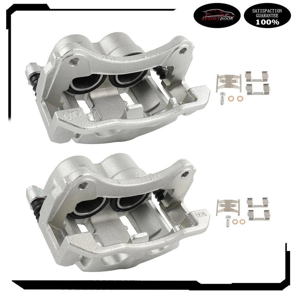 Pinzas de freno delanteras con juego de soportes (2) para Mazda B2300 B2500 B3000 B4000 USA Foto 4 de 4