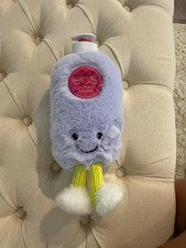 EOS Limited Edition Vanilla Cashmere Purple Furry Plush Lotion Bottle NWT 9.5"