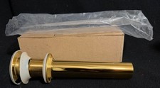 NEW BRASS Bathroom Sink Pop Up Drain Stopper No overflow 