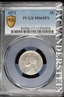 1971-P Jefferson Nickel — photo from another recent sale