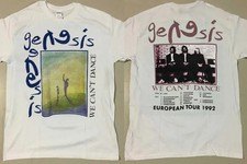 Genesis We Can't Dance European Tour 1992 Double Sided T-Shirt