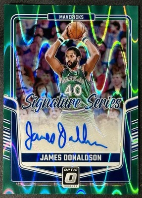 2024-25 Optic Signature Series Green Seismic Auto James Donaldson 26/35 SS-DNL