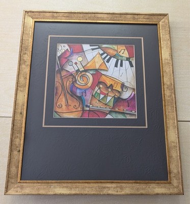 JAZZ IT UP I by Eric Waugh Art Giclee Enhanced Print, 18.5x22.5'' (9.5x9.5'')