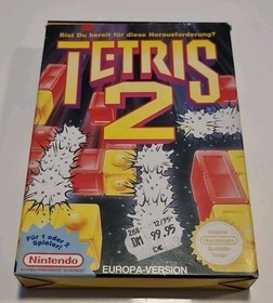 Nintendo Nes Entertainment System Tetris 2 CIB Deutsch 