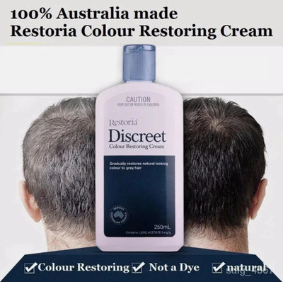 Restoria Discreet Unisex Color Restoring Cream Natural 250ml Pack of 2 Free Ship