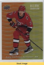 2023-24 Upper Deck Allure Color Flow Orange Yellow Andrei Svechnikov READ 1a9z