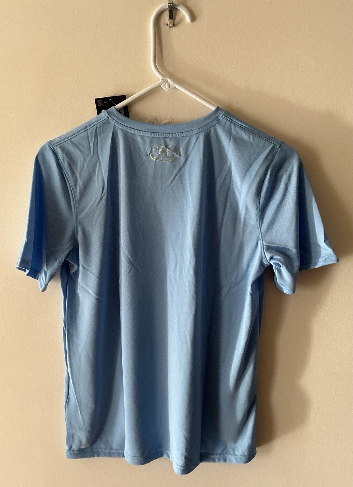 Under Armour Boy’s Locker Tee Short Sleeves   Size YL   Carolina Blue   NWT thumbnail 5