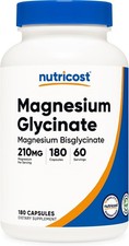 Nutricost Magnesium Glycinate Capsules (180 C...