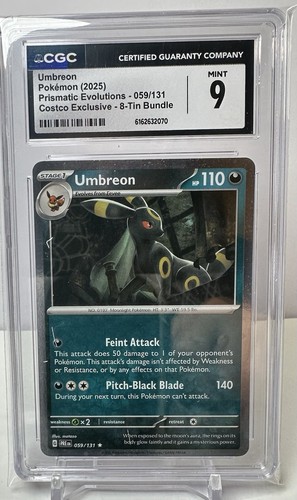 Umbreon graded CGC 9 for sale on eBay