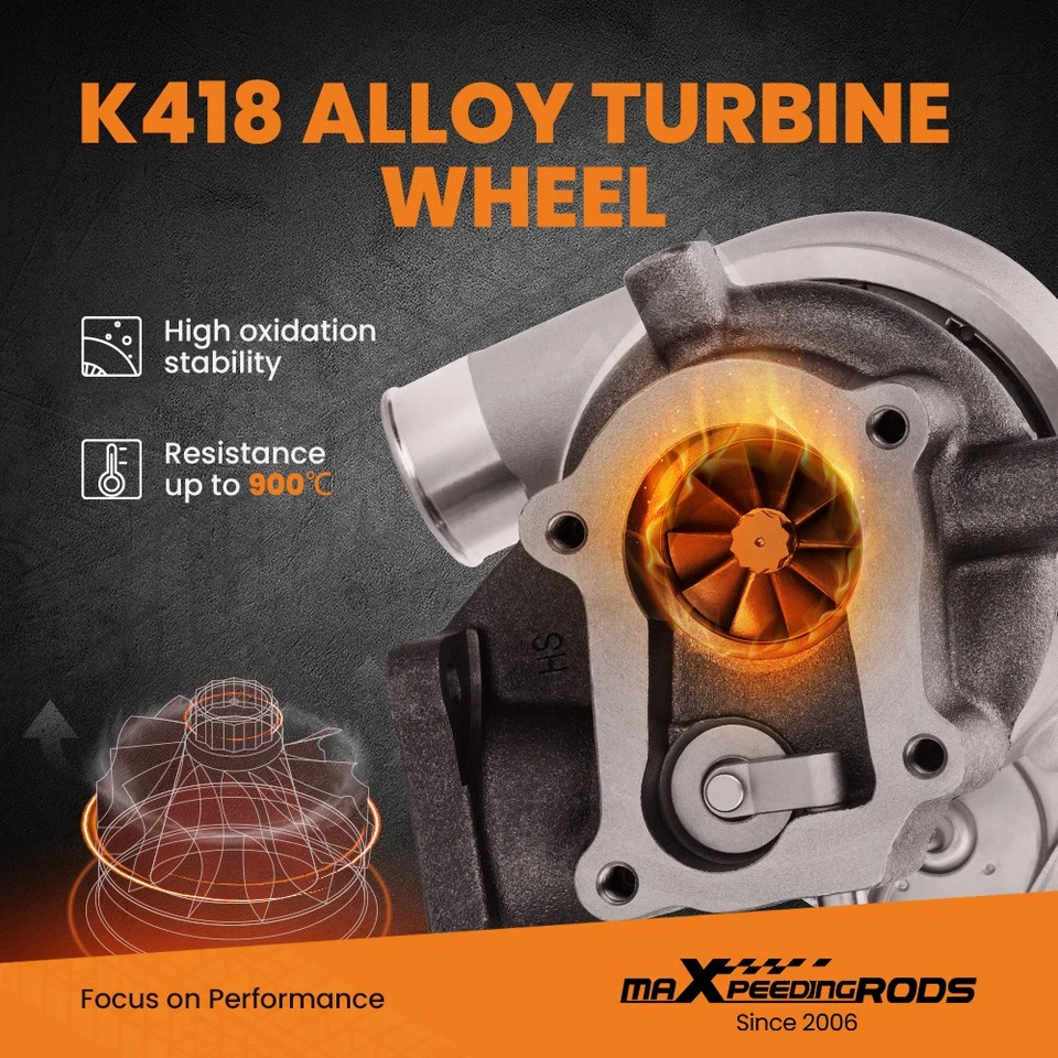 CT26 Turbocharger for Toyota Land Cruiser Coaster 4.2L 17201-17010 1HDT 167HP - image 3 of 4