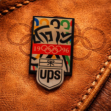 UPS 1994 Atlanta Olympics Games USA Vintage Lapel Pin - United Parcel Service